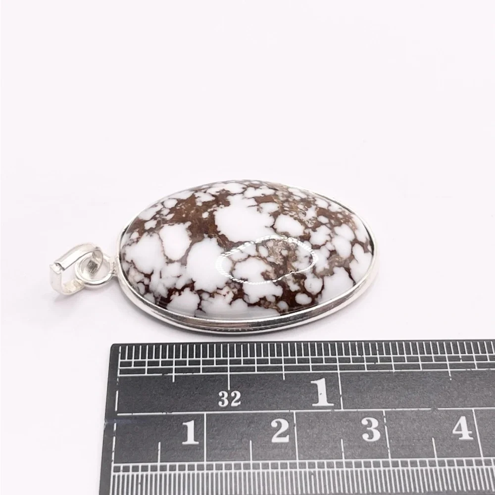 Wild horse Jasper 925 Sterling silver Pendant - Picture 4 of 7